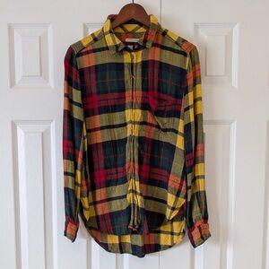American Eagle Ahh-Mazingly Soft Boyfriend Fit Flannel Size Small Women’s Shirt
